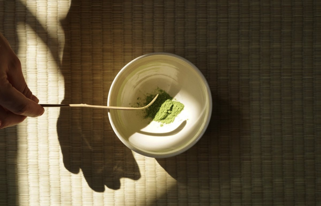 matcha on plate
